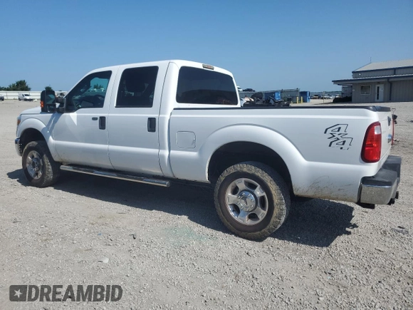 2015 Ford F-250 Lariat with VIN 1FT7W2B62FEC69350, listed as a Copart auction lot 61918025 with 110,289 mi miles and Salvage title. Bid and sale history available at DreamBid. Image 2.