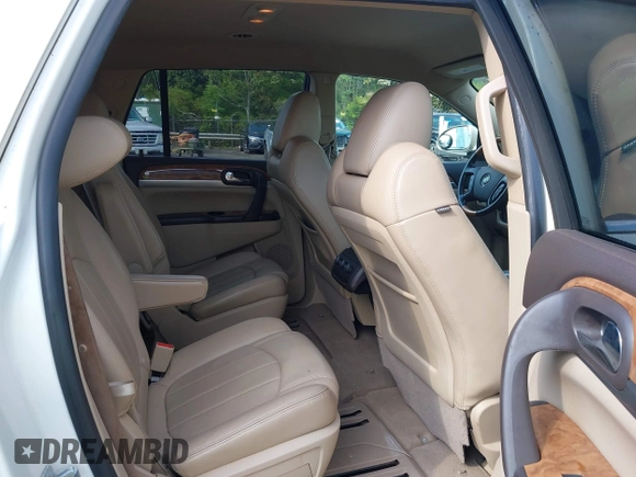2012 Buick Enclave Leather with VIN 5GAKRCED0CJ327588, listed as a IAAI auction lot 42033144 with 112,004 mi miles and . Bid and sale history available at carsss.com. Image 8.