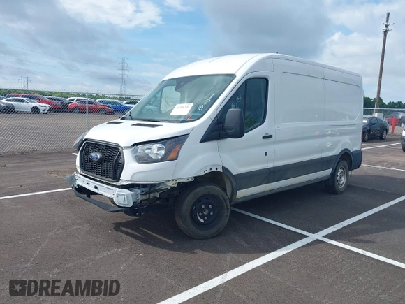 2022 Ford Transit Cargo with VIN 1FTBR1C83NKA81478, listed as a IAAI auction lot 42491735 with 12,902 mi miles and . Bid and sale history available at DreamBid. Image 17.