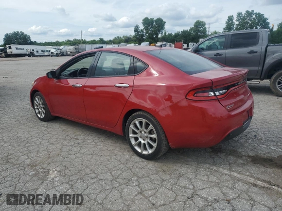 2013 Dodge Dart Limited with VIN 1C3CDFCA4DD299200, listed as a Copart auction lot 61369905 with Not provided miles and Clean title. Bid and sale history available at DreamBid. Image 2.