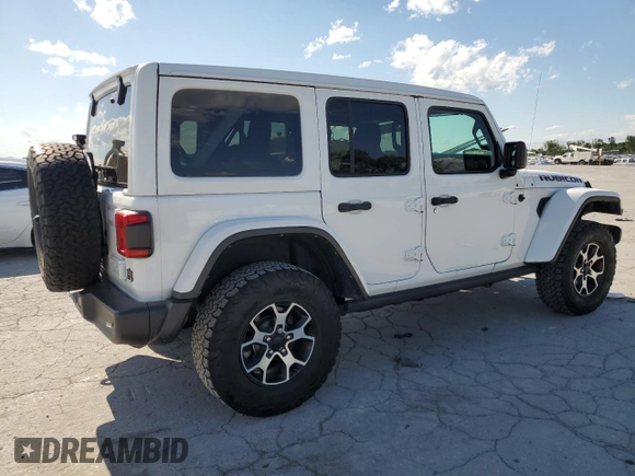 2021 Jeep Wrangler Unlimited Rubicon z VIN 1C4HJXFN1MW749453, wystawiony jako Copart lot #58394975 z przebiegiem 23 394 mil mil oraz Czysty tytuł • Clean title. Historia ofert i sprzedaży dostępna na DreamBid. Obrazek 3.