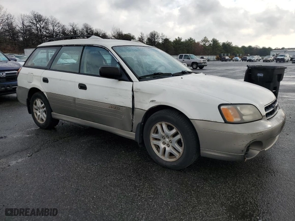 2001 Subaru Legacy Wagon Outback w/RB Equip with VIN 4S3BH665217629307, listed as a Copart auction lot 81735004 with 125,965 mi miles and Salvage Title. Bid and sale history available at carsss.com. Image 4.