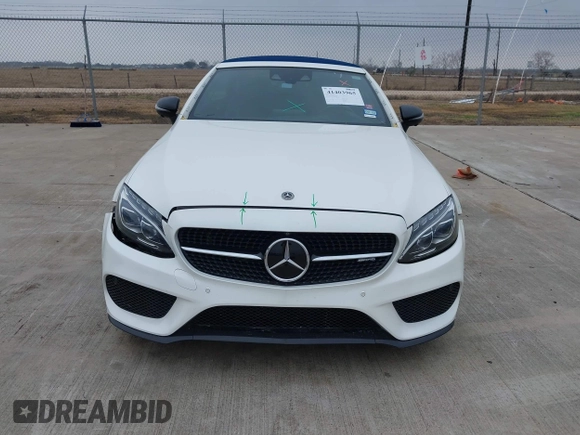 2018 Mercedes-Benz C 43 AMG with VIN WDDWK6EBXJF654008, listed as a IAAI auction lot 41403965 with 80,280 mi miles and . Bid and sale history available at DreamBid. Image 12.