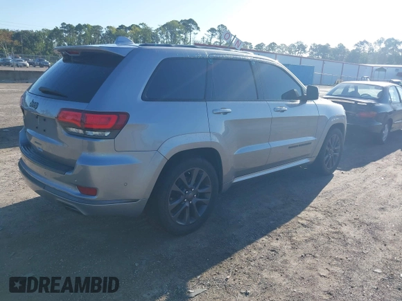 2018 Jeep Grand Cherokee High Altitude z VIN 1C4RJFCG8JC438829, wystawiony jako IAAI lot #42618532 z przebiegiem 87 833 mil mil oraz . Historia ofert i sprzedaży dostępna na DreamBid. Obrazek 4.