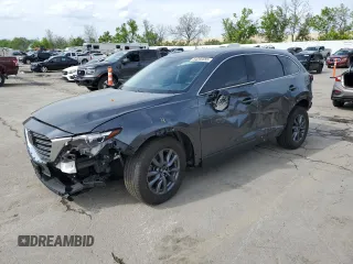 2023 Mazda CX-9 Touring z VIN JM3TCBCYXP0642793, wystawiony jako Copart lot #54266555 z przebiegiem 19 962 mil mil oraz Szkoda całkowita • Salvage title. Historia ofert i sprzedaży dostępna na DreamBid. Obrazek 1.