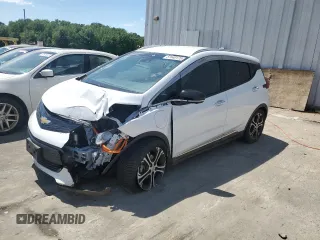 2021 Chevrolet Bolt EV Premier with VIN 1G1FZ6S04M4104157, listed as a Copart auction lot 57440175 with 100,236 mi miles and Salvage title. Bid and sale history available at DreamBid. Image 1.