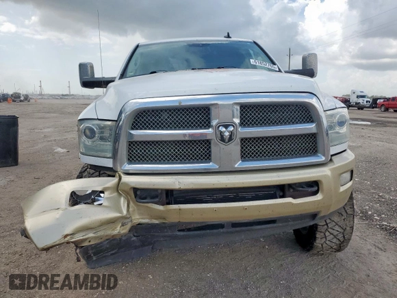 2014 Ram 2500 Longhorn с VIN 3C6UR5GL1EG152139, выставлен на аукционе Copart как лот 61852765 с пробегом 166 553 миль миль и Списание • Salvage title. История ставок и продаж доступна на DreamBid. Изображение 5.