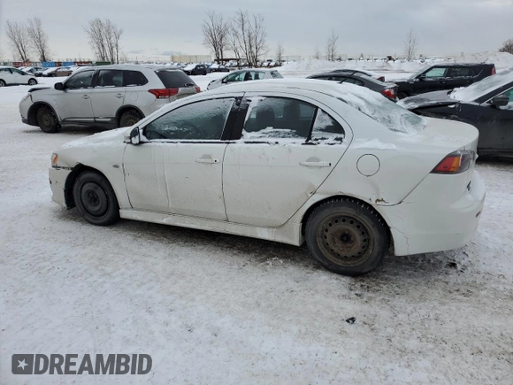 2017 Mitsubishi Lancer ES with VIN JA32V2FW2HU601981, listed as a Copart auction lot 87797895 with 108,411 mi miles and Salvage Title. Bid and sale history available at carsss.com. Image 2.