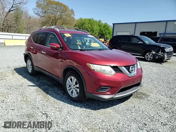 2015 Nissan Rogue SV with VIN 5N1AT2MT7FC825824, listed as a Copart auction lot 50576015 with 134,242 mi miles and Salvage Title. Bid and sale history available at carsss.com. Image 12.