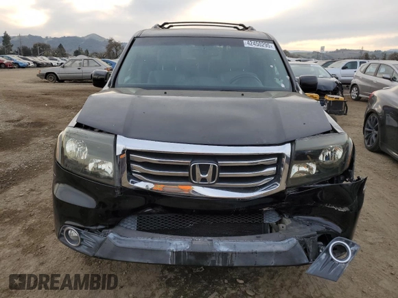 2014 Honda Pilot EX-L with VIN 5FNYF3H55EB028226, listed as a Copart auction lot 42450295 with 112,011 mi miles and Salvage Title. Bid and sale history available at carsss.com. Image 5.