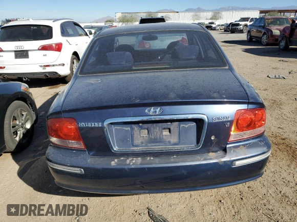 2005 Hyundai Sonata GLS with VIN KMHWF35H65A181854, listed as a Copart auction lot 76840754 with 85,744 mi miles and Salvage Title. Bid and sale history available at carsss.com. Image 6.