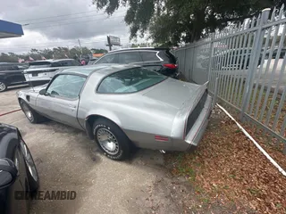 1979 Pontiac Firebird with VIN 2X87K9N151903, listed as a Copart auction lot 46483805 with 9,491 mi miles and Clean title. Bid and sale history available at DreamBid. Image 3.