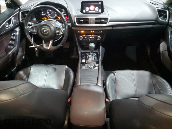 2018 Mazda 3 Grand Touring with VIN 3MZBN1W3XJM213129, listed as a Copart auction lot 50011175 with 95,518 mi miles and Salvage Title. Bid and sale history available at DreamBid. Image 8.