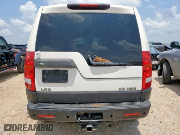 2008 Land Rover LR3 HSE with VIN SALAG25458A491512, listed as a Copart auction lot 60756955 with 139,337 mi miles and Clean title. Bid and sale history available at DreamBid. Image 6.