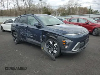 2024 Hyundai Kona SEL with VIN KM8HBCAB2RU105512, listed as a Copart auction lot 53104335 with 24,398 mi miles and Salvage Title. Bid and sale history available at carsss.com. Image 4.