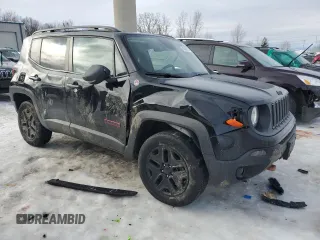2018 Jeep Renegade Trailhawk with VIN ZACCJBCB8JPH16594, listed as a Copart auction lot 88580285 with 103,203 mi miles and Clean title. Bid and sale history available at DreamBid. Image 4.