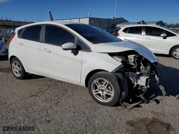 2018 Ford Fiesta SE with VIN 3FADP4EJ7JM139360, listed as a Copart auction lot 49724395 with 57,422 mi miles and Salvage Title. Bid and sale history available at carsss.com. Image 4.