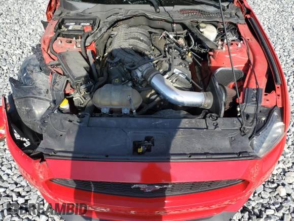 2015 Ford Mustang V6 with VIN 1FATP8EM1F5380437, listed as a Copart auction lot 57771705 with 78,708 mi miles and Salvage title. Bid and sale history available at DreamBid. Image 11.