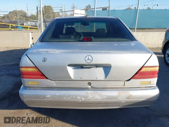 1996 Mercedes-Benz S 320 with VIN WDBGA32E9TA307279, listed as a IAAI auction lot 41631747 with 189,048 mi miles and . Bid and sale history available at DreamBid. Image 16.
