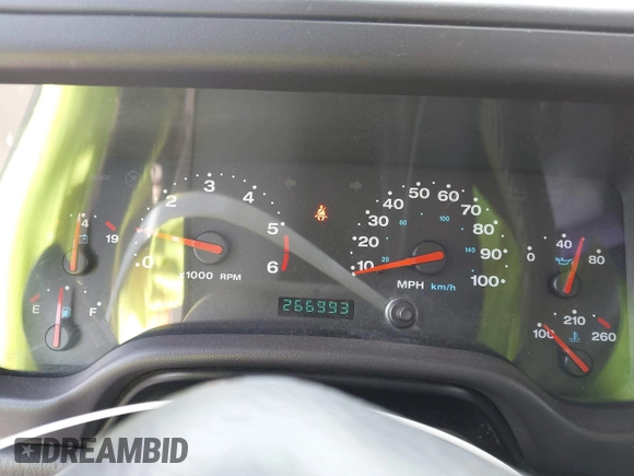 2002 Jeep Wrangler X with VIN 1J4FA39S32P738246, listed as a IAAI auction lot 42106359 with 266,993 mi miles and . Bid and sale history available at DreamBid. Image 7.