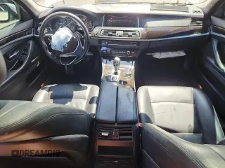 2015 BMW 5 Series 528i with VIN WBA5A5C59FD518341, listed as a Copart auction lot 63881785 with 147,489 mi miles and Salvage title. Bid and sale history available at DreamBid. Image 8.