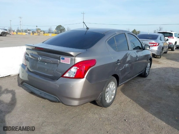 2017 Nissan Versa Sedan SV with VIN 3N1CN7AP7HL843245, listed as a IAAI auction lot 41765729 with 144,577 mi miles. Bid and sale history available at carsss.com. Image 4.