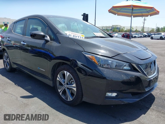 2019 Nissan LEAF SV with VIN 1N4AZ1CP7KC313224, listed as a IAAI auction lot 42289125 with 42,316 mi miles and . Bid and sale history available at DreamBid. Image 1.