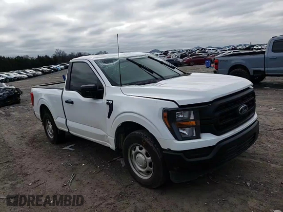 2023 Ford F-150 XL with VIN 1FTMF1CB7PKF60339, listed as a Copart auction lot 44690115 with 56,346 mi miles and Salvage Title. Bid and sale history available at carsss.com. Image 11.