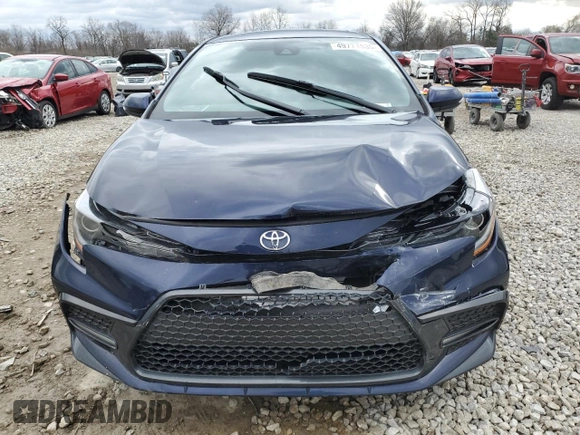 2022 Toyota Corolla SE with VIN 5YFP4MCE7NP131280, listed as a Copart auction lot 49771535 with 0 mi miles and Salvage Title. Bid and sale history available at carsss.com. Image 5.