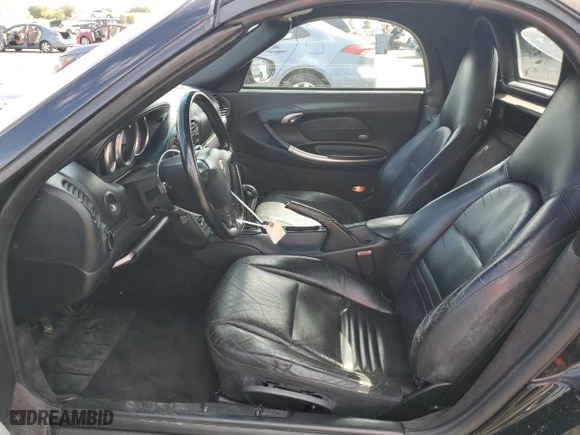 2001 Porsche Boxster S with VIN WP0CB29851U664784, listed as a Copart auction lot 46404485 with 117,816 mi miles and Salvage Title. Bid and sale history available at carsss.com. Image 7.