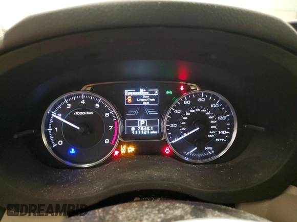 2015 Subaru Impreza Limited with VIN JF1GJAS66FH011572, listed as a Copart auction lot 81060254 with 111,121 mi miles and Non repairable. Bid and sale history available at DreamBid. Image 9.