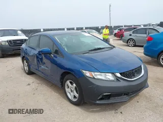 2014 Honda Civic Sedan LX with VIN 2HGFB2F54EH514327, listed as a IAAI auction lot 41781065 with 181,055 mi miles. Bid and sale history available at carsss.com. Image 1.