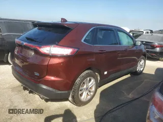 2015 Ford Edge SEL with VIN 2FMTK4J93FBB89807, listed as a Copart auction lot 75102174 with 0 mi miles and Non Repairable. Bid and sale history available at carsss.com. Image 3.