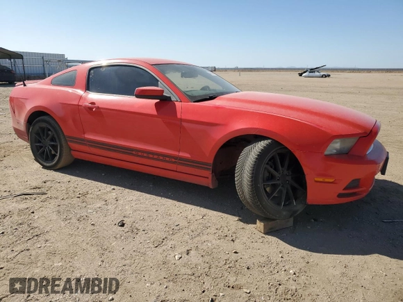 2013 Ford Mustang V6 with VIN 1ZVBP8AM5D5227503, listed as a Copart auction lot 61601645 with 155,178 mi miles and Salvage title. Bid and sale history available at DreamBid. Image 4.