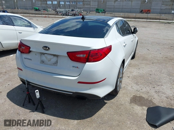 2015 Kia Optima SX Turbo with VIN 5XXGR4A68FG411149, listed as a IAAI auction lot 42451249 with 246,125 mi miles and . Bid and sale history available at DreamBid. Image 4.