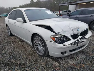 2008 BMW 7 Series 750i with VIN WBAHL83588DT12097, listed as a IAAI auction lot 41553816 with 110,672 mi miles and . Bid and sale history available at carsss.com. Image 1.