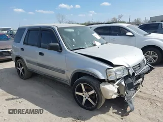 2000 Honda CR-V LX with VIN JHLRD2844YC005326, listed as a IAAI auction lot 41887207 with 203,912 mi miles. Bid and sale history available at carsss.com. Image 1.
