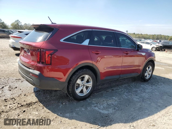 2023 Kia Sorento LX with VIN 5XYRG4LC0PG218413, listed as a Copart auction lot 50606205 with 15,587 mi miles and Non Repairable. Bid and sale history available at DreamBid. Image 3.