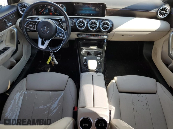 2019 Mercedes-Benz A 220 with VIN WDD3G4EB6KW021421, listed as a Copart auction lot 55458715 with 72,118 mi miles and Salvage title. Bid and sale history available at DreamBid. Image 8.