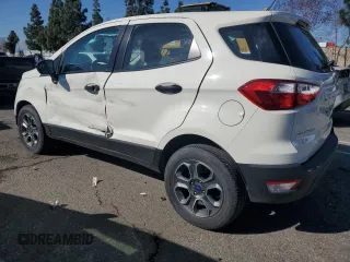 2021 Ford EcoSport S with VIN MAJ3S2FE1MC418048, listed as a Copart auction lot 48283845 with 12,979 mi miles and Salvage Title. Bid and sale history available at DreamBid. Image 2.