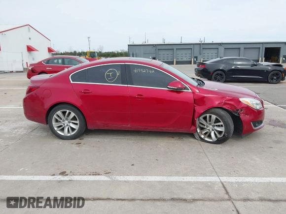 2015 Buick Regal Premium I z VIN 2G4GN5EX3F9273320, wystawiony jako IAAI lot #41992742 z przebiegiem 133 753 mil mil oraz . Historia ofert i sprzedaży dostępna na DreamBid. Obrazek 13.