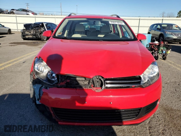 2011 Volkswagen Jetta SportWagen TDI with VIN 3VWML7AJ2BM692672, listed as a Copart auction lot 75571014 with 240,563 mi miles and Salvage Title. Bid and sale history available at carsss.com. Image 5.