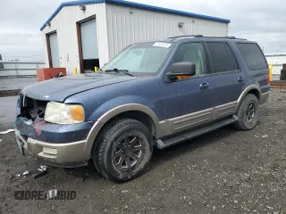 2003 Ford Expedition Eddie Bauer z VIN 1FMFU18L73LA04922, wystawiony jako Copart lot #57524475 z przebiegiem 313 086 mil mil oraz Szkoda całkowita • Salvage title. Historia ofert i sprzedaży dostępna na DreamBid. Obrazek 1.