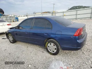 2003 Honda Civic LX with VIN 1HGES16553L023044, listed as a Copart auction lot 50817205 with 231,232 mi miles and Salvage Title. Bid and sale history available at DreamBid. Image 2.