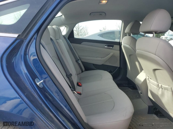 2018 Hyundai Sonata SEL with VIN 5NPE34AF9JH603024, listed as a Copart auction lot 45051775 with 54,575 mi miles and Salvage Title. Bid and sale history available at carsss.com. Image 10.