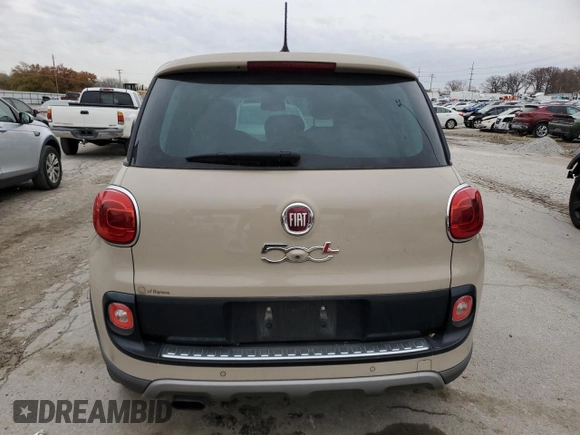 2014 FIAT 500L Trekking with VIN ZFBCFADHXEZ018223, listed as a Copart auction lot 80193974 with 96,651 mi miles and Clean Title. Bid and sale history available at carsss.com. Image 6.
