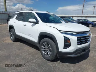 2025 Chevrolet Equinox FWD LT with VIN 3GNAXHEG5SL202771, listed as a IAAI auction lot 42606037 with 8,012 mi miles and . Bid and sale history available at DreamBid. Image 1.