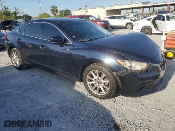 2017 Mazda Mazda6 Sport with VIN JM1GL1U55H1104183, listed as a Copart auction lot 52726635 with 115,290 mi miles and Salvage Title. Bid and sale history available at carsss.com. Image 4.