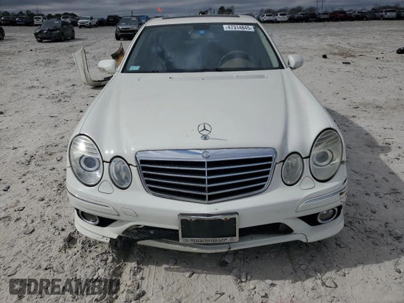 2009 Mercedes-Benz E-Class Luxury 3.5L with VIN WDBUF56X39B362163, listed as a Copart auction lot 47314845 with 105,375 mi miles and Salvage Title. Bid and sale history available at carsss.com. Image 5.