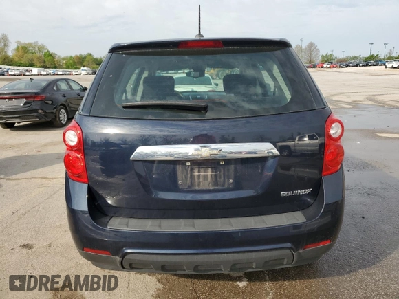2015 Chevrolet Equinox LS with VIN 2GNALAEK6F6232704, listed as a Copart auction lot 51797045 with 106,615 mi miles and Salvage Title. Bid and sale history available at DreamBid. Image 6.